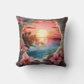 3D beach cushion Kussen (Voorkant)