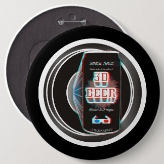 3D BEER! RONDE BUTTON 6,0 CM