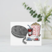 3D Bioscoop Briefkaart (Staand voorkant)