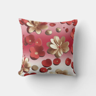 3D Bloemen Kussen