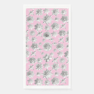 3D Bloemen Patroon 01.wx4.Lpink BG Servet