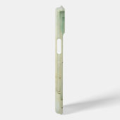  3d bloemenplakboek in Sage Green en White Case-Mate iPhone Case (Achterkant / Rechts)