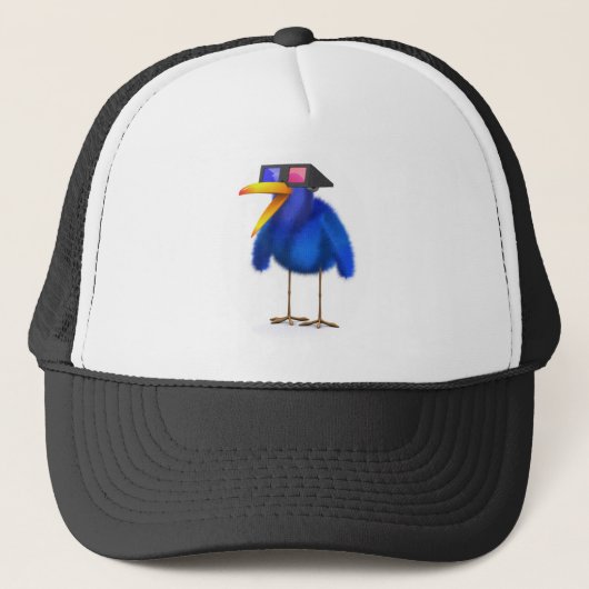 3d Blue Bird 3d Movie Trucker Pet (Voorkant)