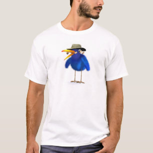 3d Blue Bird Australian T-shirt