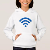 3D Blue Wi-Fi Signal Symbol (Voorkant)