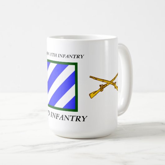 3D BN 15E INFANTRY 3D INFANTRY DIVISION KOFFIEMOK (Voorkant rechts)