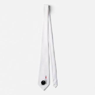 3D bowlingkegel en bal Stropdas