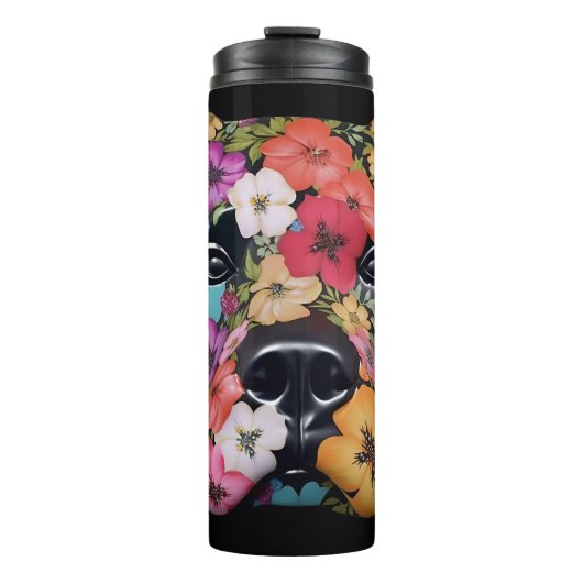 3D Boxer Floral Thermosbeker (Voorkant)