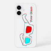 3D-bril - iPhone 16 Hoesje (Achterkant)