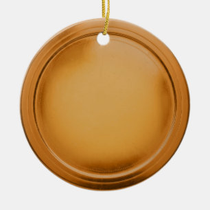 3D bronzen folie zegel elegante uitmuntendheidspri Keramisch Ornament