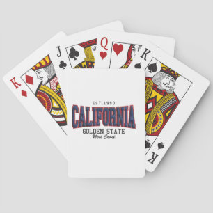 3D Californië Pokerkaarten