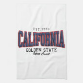 3D Californië Theedoek (Verticaal)