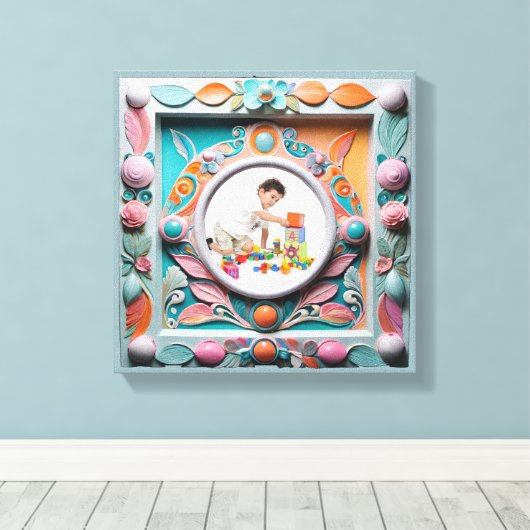 3d  canvas afdruk (Insitu (Houten vloer))