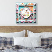 3d  canvas afdruk (Insitu (Slaapkamer))