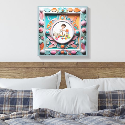 3d  canvas afdruk (Insitu (Slaapkamer))