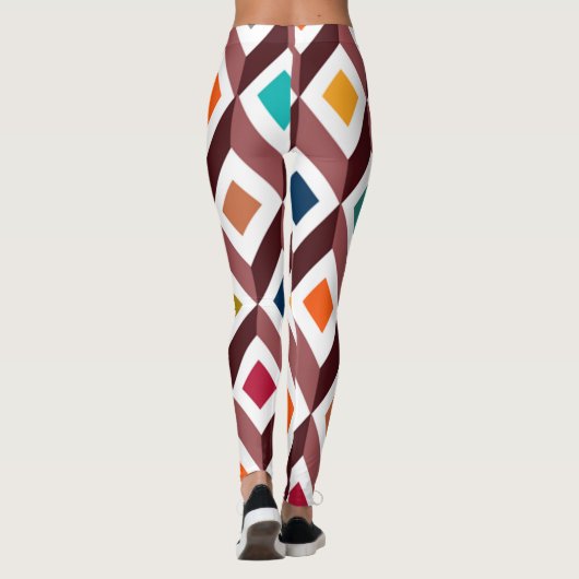3D Cubes Leggings (Achterkant)