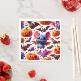 3D cute bats halloween Servet