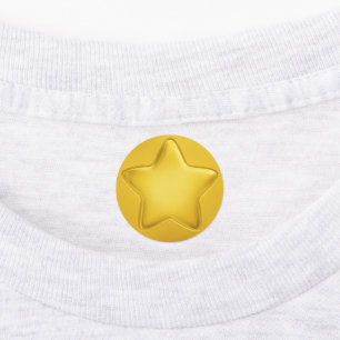 3D Cute Gele Jelly Award Prestatie Medaille Ster Labels