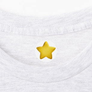 3D Cute Gele Jelly Award Prestatie Medaille Ster Labels