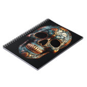 3D dag van de dode schedel Notitieboek (Linkerzijde)