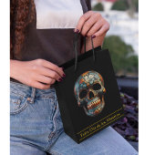3D Dag van de Dode Schedel, op maat Medium Cadeauzakje