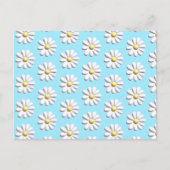 3D Daisy Flower Briefkaart (Voorkant)