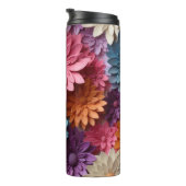 3d Daisy Flower Tumbler Thermosbeker (Geroteerd rechts)