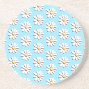 3D Daisy Flower Zandsteen Onderzetter