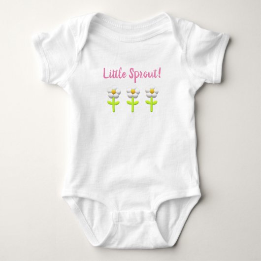 3D Daisy 'Little Sprout' - Romper (Voorkant)