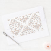 3D-Damasmaskers Rechthoekige Sticker (Envelop)
