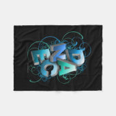 3D Dans (lente) Fleece Deken (Voorkant (Horizontaal))