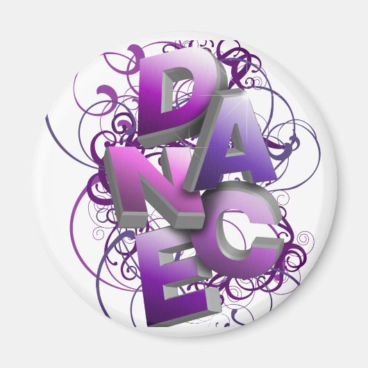 3D Dans (zomer) Magneet (Voorkant)