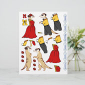 3D-decoupage - Meerkat-liefhebbers (Staand voorkant)