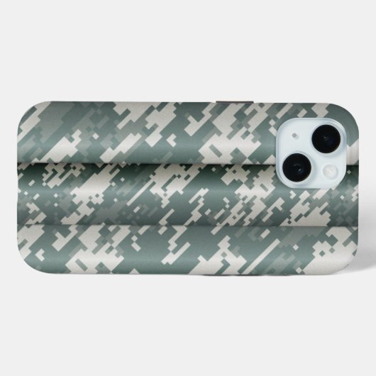 3D Digital Camo Case-Mate iPhone Case (Achterkant (horizontaal))