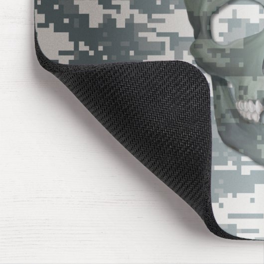 3D Digitale Camo Schedel Muismat (Hoek)