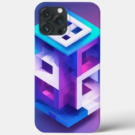 3D-dimensie Case-Mate iPhone Case (Achterkant)