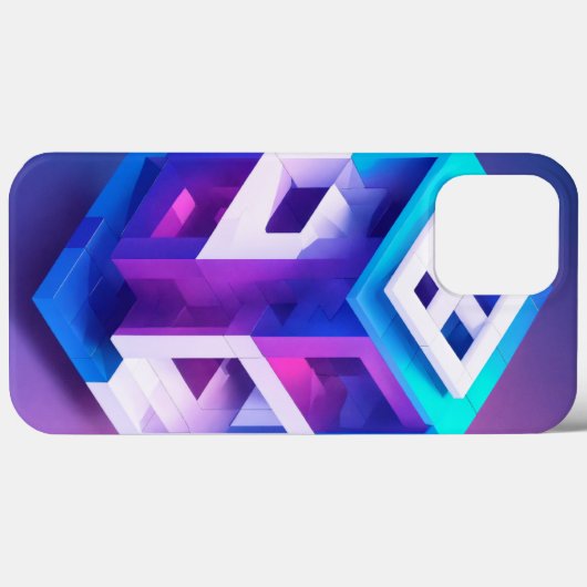 3D-dimensie Case-Mate iPhone Case (Achterkant (horizontaal))