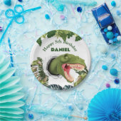 3D Dinosaur Birthday Papieren Bordje (Feest)