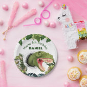 3D Dinosaur Birthday Papieren Bordje (Feest)