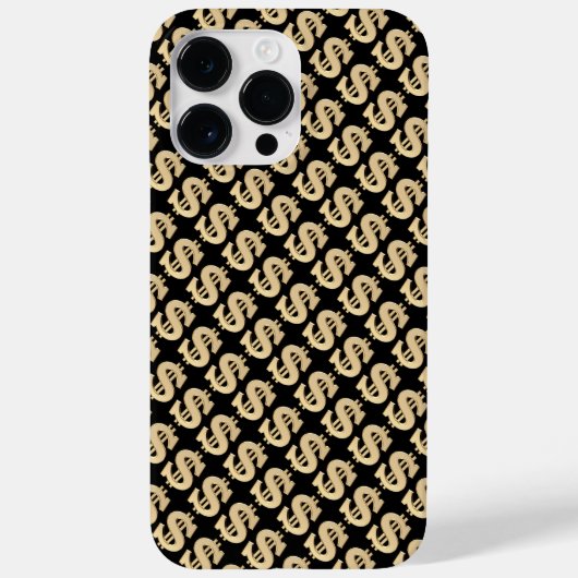 3D-dollarteken Case-Mate iPhone Case (Achterkant)