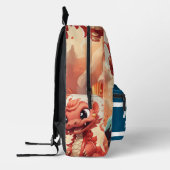 3D Dragon gepersonaliseerde Kinder naam Bedrukte Rugzak (Links)