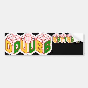 3D Dubstep-shirt Bumpersticker