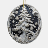 3D Effect Christmas Tree Ornament | Custom Name (Links)