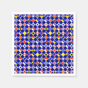 3D Effect Gecontroleerd Nautical Flag tegels Patro Servetten