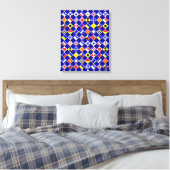 3D-effect Gecontroleerd Nautical Flag tiles Decor Canvas Afdruk (Insitu (Slaapkamer))