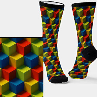 3D-effect snijdt optische illusie af Sokken