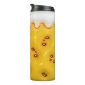 3D Effet Puffy Tumbler Bier Vibes, Puffy Foam Thermosbeker (Geroteerd rechts)
