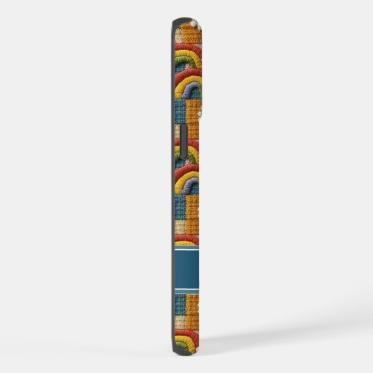 3D Embroidery Patchwork Phone Case | Personalized (Côté droit)