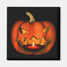 3D ENGE VERLICHTE POMPOEN JACK-O-LANTERN SINAASAPP MAGNEET