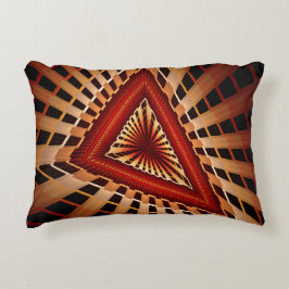 3D Fantasy Netwerk Modern Fractale Grafisch Ontwer Accent Kussen